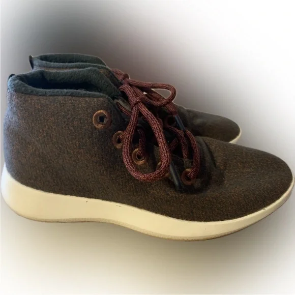 Allbirds Wool Runner Up Mizzle Terra and off white sneaker Boots Size 9 W - Picture 2 of 6